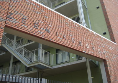 WY. Architecten - entree zorgwoningen Zernikeborgh Hengelo