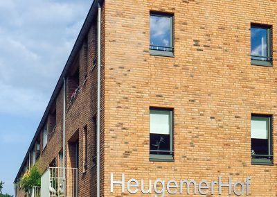 WY. Architecten - hoekaanzicht seniorenappartementen Heugemerhof