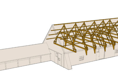 WY.architecten - behouden spantenstructuur